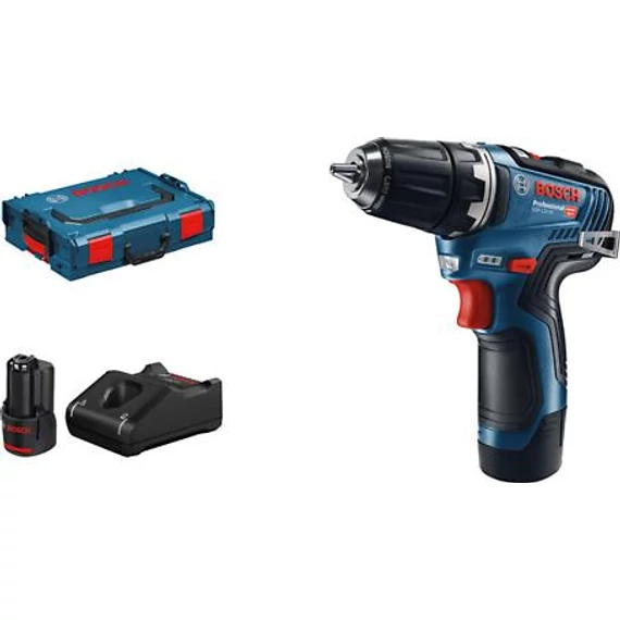 Bosch GSR 12V-35 Akkus fúrócsavarozó (2x3,0Ah) L-Boxx-ban 06019H8002