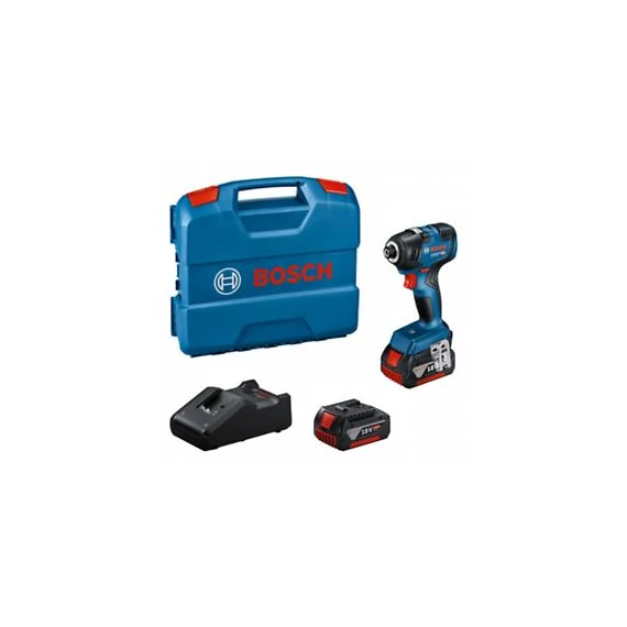 Bosch GDR 18V-200 Akkus ütvecsavarozó (2*4.0Ah akkuval, GAL 18V-40 töltővel L-case-ben) 06019J2107