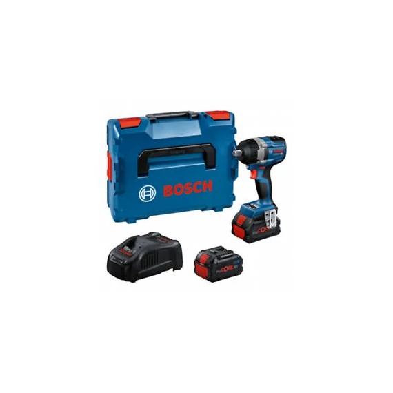 Bosch GDS 18V-750 C Akkus Ütvecsavarozó (2 x 8,0 Ah akkuval; GAL 1880 CV töltővel; Bluetooth modullal) L-Boxxban 06019L9002
