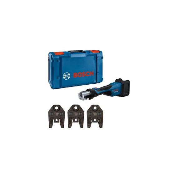 Bosch GPT 18V-32 Professional Akkus présgép (Standard préspofa TH16, Standard préspofa TH20, Standard préspofa TH26,) akku és töltő nélkül, XL-Boxx-ban 06019M2104