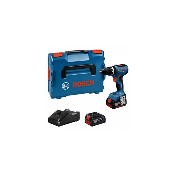 Bosch GSB 18V-65 Akkus Ütvefúró-Csavarozó (2x5,0 Ah akkuval​; GAL 18V-40 töltővel) L-Boxx-ban 06019N3303