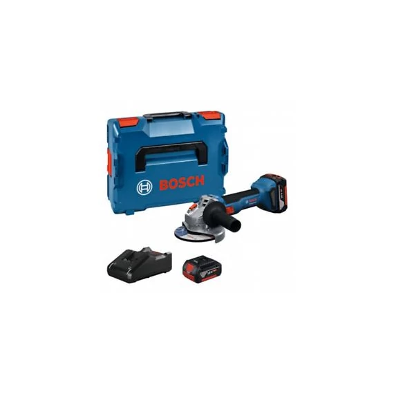 Bosch GWS 18V-8 Akkus Sarokcsiszoló (2x4,0 Ah akkuval; GAL 1840 töltővel; csiszolótárcsa 125mm) L-Boxx-ban 06019N9002