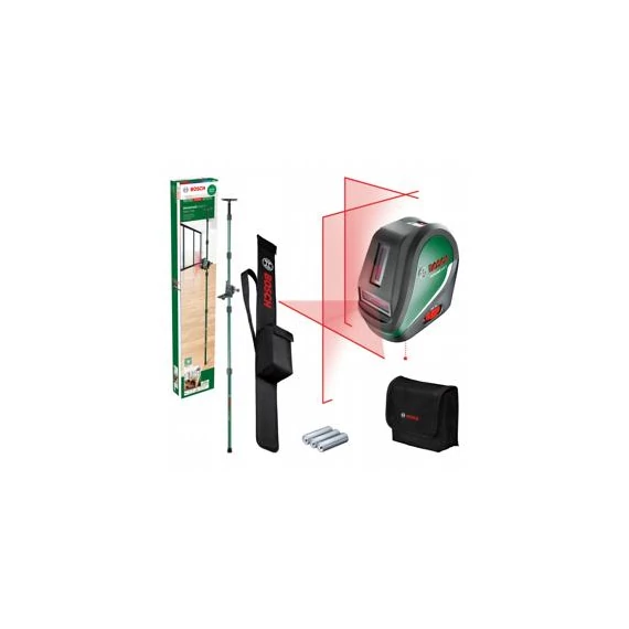 Bosch UniversalLevel 3 Keresztvonalas szintezőlézer + TP 320 Teleszkópos rúd 0603663903