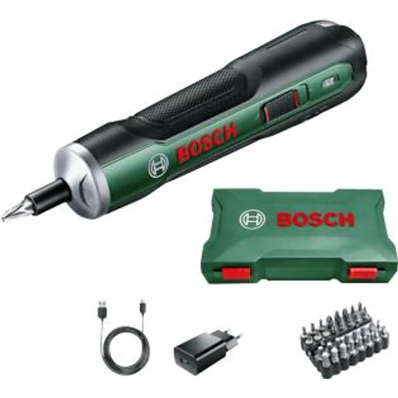 Bosch PushDrive Akkus csavarozó (Micro USB töltő) 06039C6020