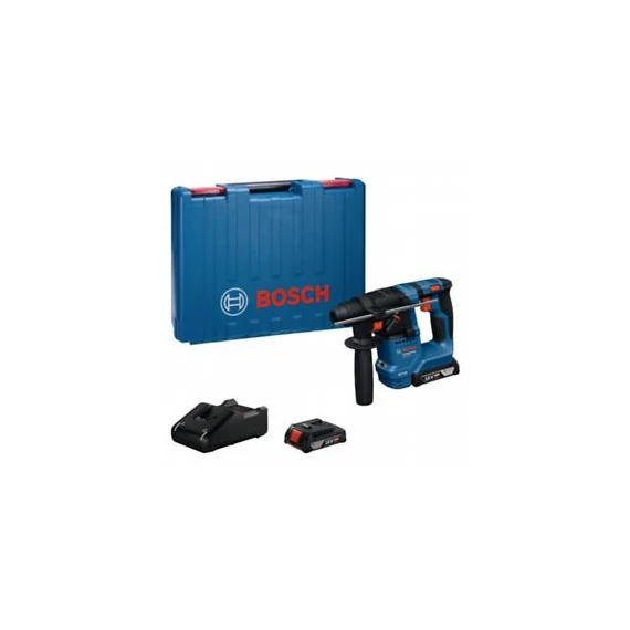 Bosch GBH 18V-18 Akkus fúrókalapács (2x2,0Ah akkuval és GAL 18V-20 töltővel) kartondobozban 0611927001