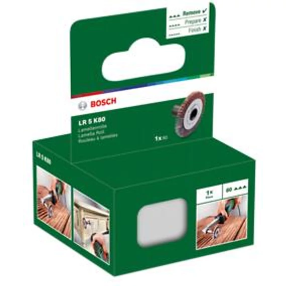 Bosch Lamellás henger 5 mm, 80-as szemcseméret 1600A00150