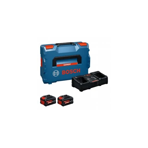 Bosch Akku szett (2x EXBA 18V-80, EXAL 18V2-320) L-Boxx-ban 1600A0373X