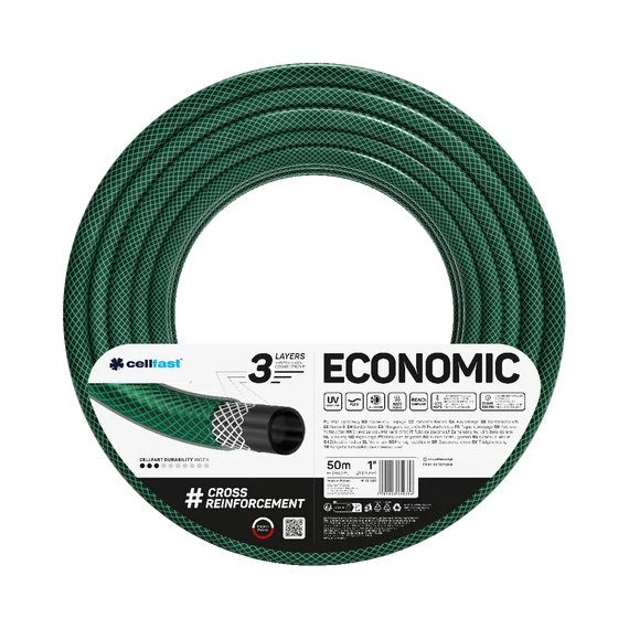 CELLFAST Locsolótömlő 3 rétegű ECONOMIC 1 10-032