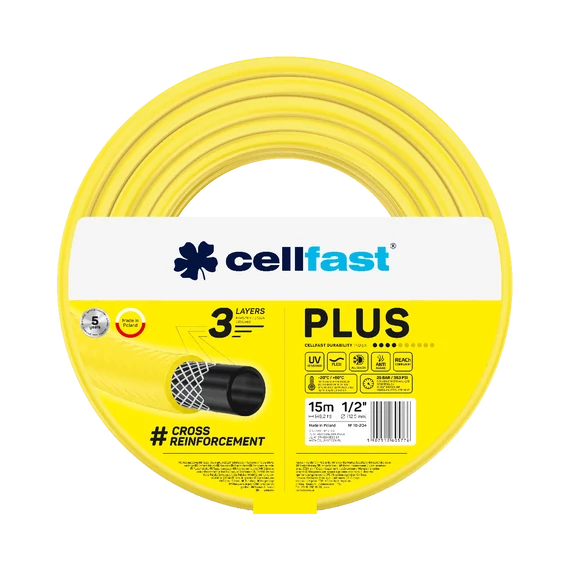 CELLFAST Locsolótömlő 3 rétegű PLUS 1/2 10-204