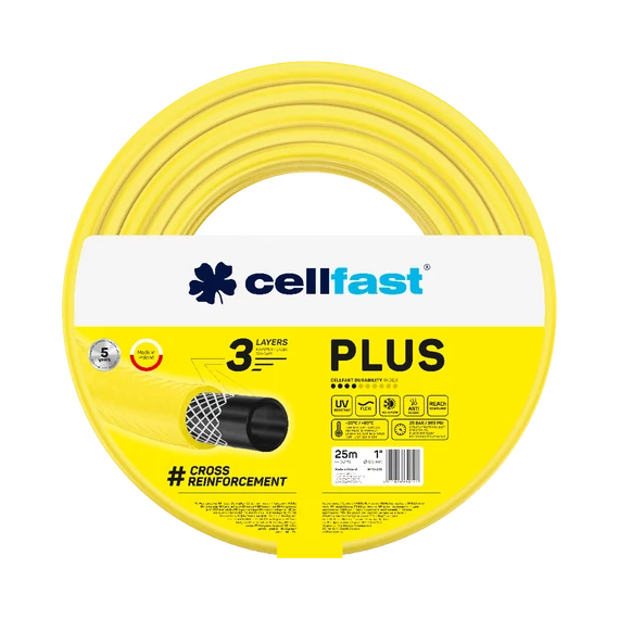 CELLFAST Locsolótömlő 3 rétegű PLUS 1 10-230