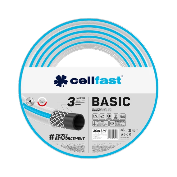 CELLFAST Locsolótömlő 3 rétegű BASIC 3/4 10-421