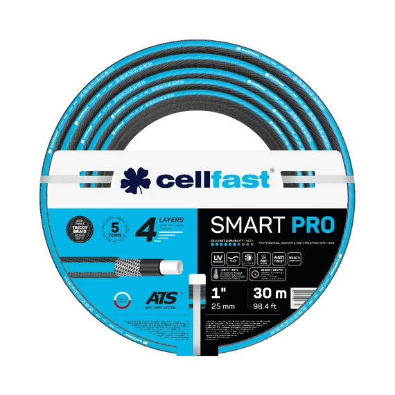 CELLFAST Locsolótömlő 4 rétegű SMART PRO ATS 1 13-431