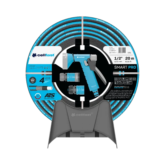 CELLFAST Locsolótömlő 4 rétegű SMART PRO SET 1/2 13-495