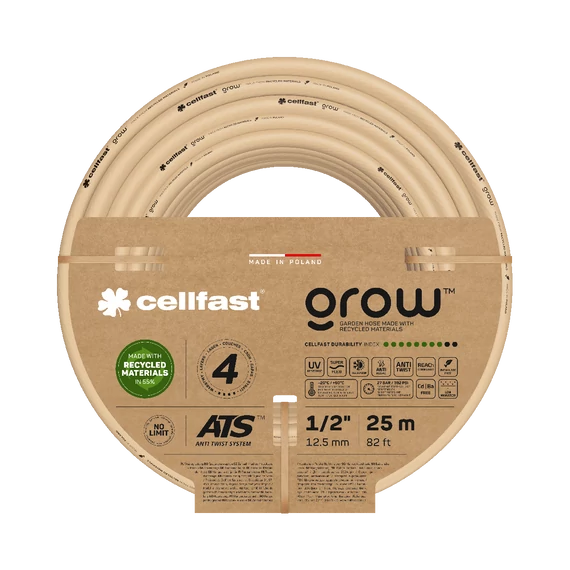 CELLFAST Locsolótömlő 4 rétegű GROW 1/2 13-501