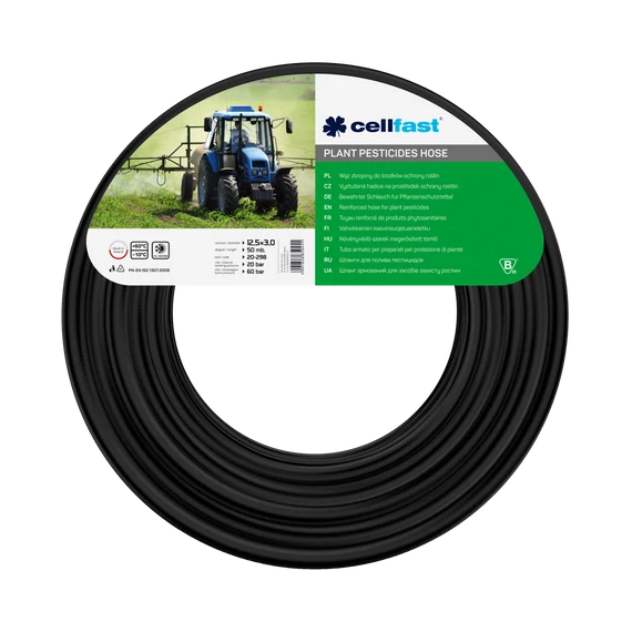 CELLFAST Technikai tömlő megerősített növényvédőszerre 12,5 x 3,0 mm 50 m 20-298