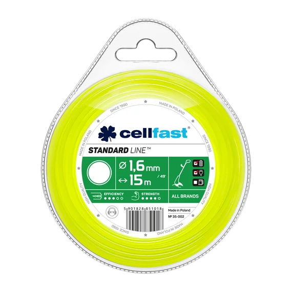 CELLFAST Damil kör STANDARD 1,6 mm x 15 m 35-002