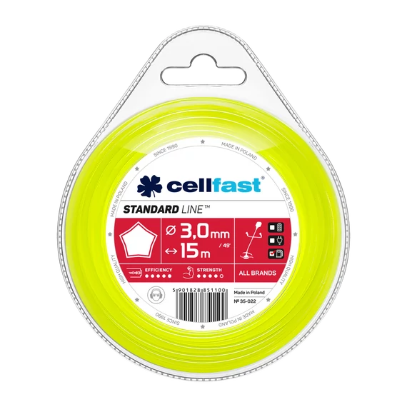 CELLFAST Damil csillag STANDARD 3,0 mm x 15 m35-022