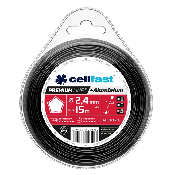 CELLFAST Damil csillag PREMIUM 2,4 mm x 15 m35-053