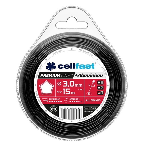 CELLFAST Damil csillag PREMIUM 3,0 mm x 15 m 35-056