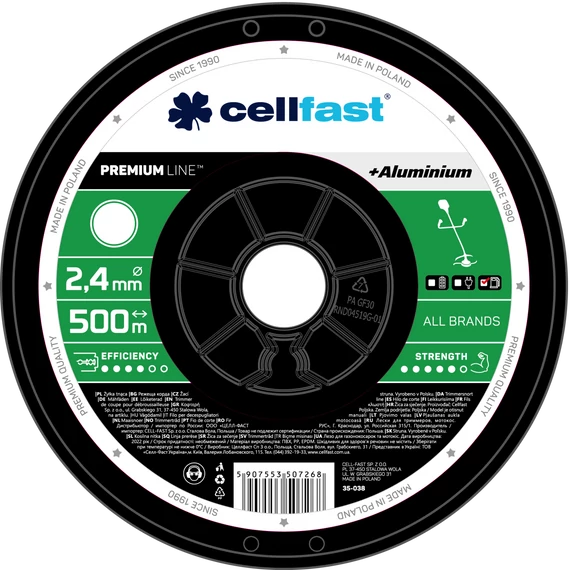 CELLFAST Damil kör PREMIUM 2,4 mm x 500 m 35-071