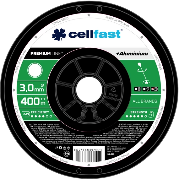 CELLFAST Damil kör PREMIUM 3,0 mm x 400 m 35-073