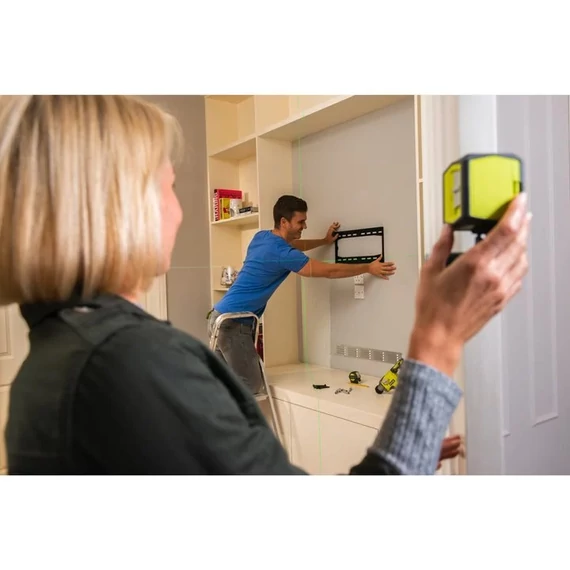Ryobi RBCLLG1 zöld sugárú keresztlézer konzollal