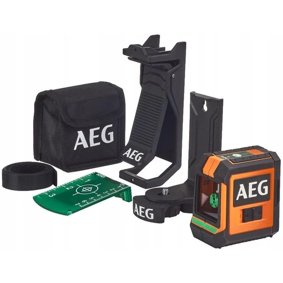 AEG CLG220-K zöld szintezőlézer tartó konzollal és céltáblával