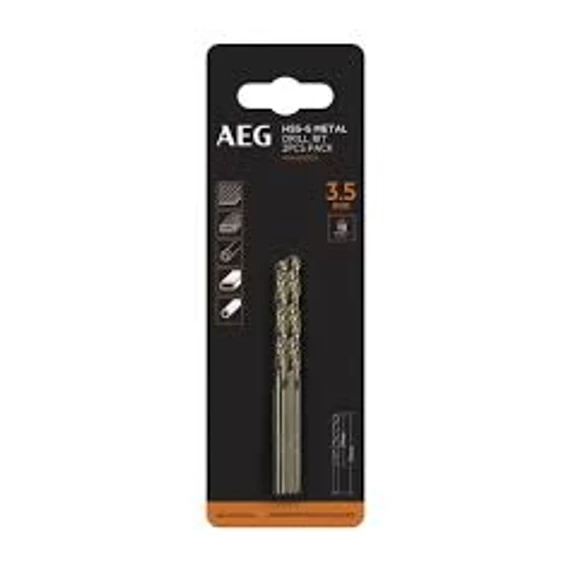 4932479307 AEG AAKHSSG035 3.5mm HSS-G fúrószár-2pc