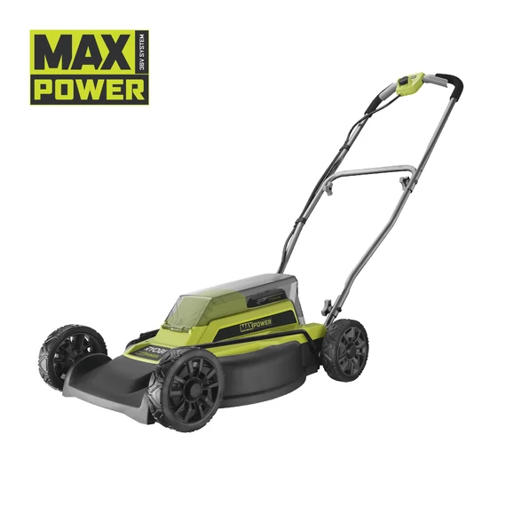 5133005486 Ryobi MAX POWER RY36LMM46A-140 36v akkus szénkefementes 46cm-es fűnyíró 4,0ah akku, töltő