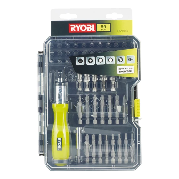 5132002251 Ryobi RAK59SD 59 darabos csavarozó bit készlet