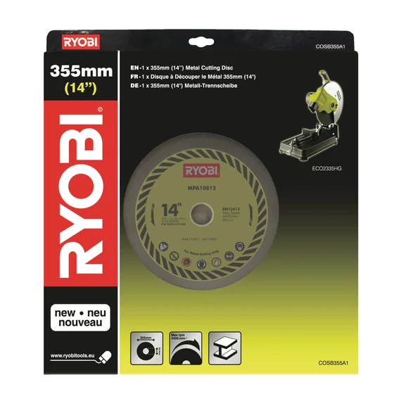5132002684 Ryobi COSB355A1 Gyorsdarabolóhoz tárcsa 1 x 355 mm