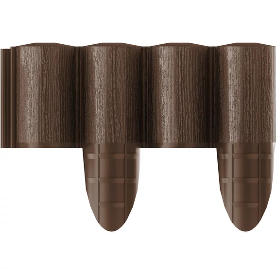 CELLFAST Ágyásszegély fautánzatú barna 4 tagos 2,4 m ECO34-031