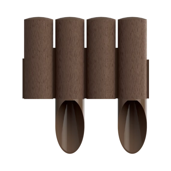 CELLFAST Ágyásszegély fautánzatú barna 4 tagos 2,3 m STANDARD34-041