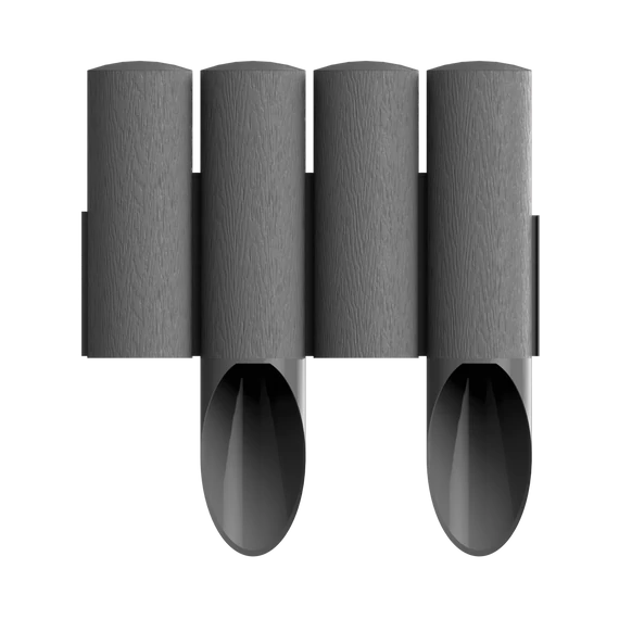 CELLFAST Ágyásszegély fautánzatú grafit 4 tagos 2,3 m STANDARD34-044