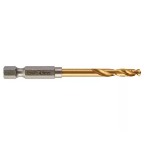 Fémfúró Shockwave HSS-G TiN 4.5mm