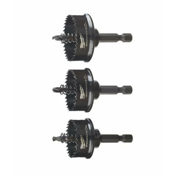 3 darabos Shockwave impact lyukfűrész szett Ø 22 / 29 / 35 mm