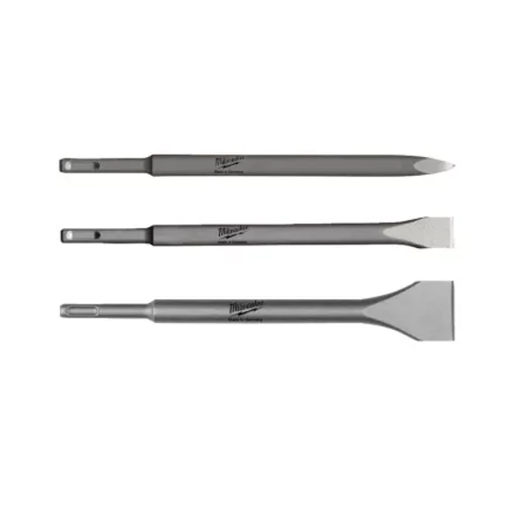 SDS-Plus 3 darabos vésőkészlet 1 x Hegyes(4932339625)1 xLapos(4932339626)1 x Széles (4932367146) véső