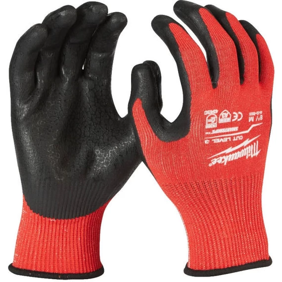 Vágásbiztos védőkesztyű 3/C 8/M - 1 pár