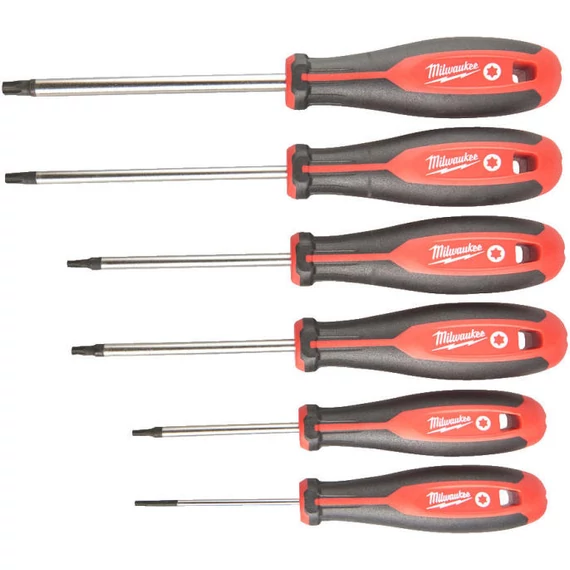 Csavarhúzó 3 oldalú markolattal TORX 6 részes készlet - 1 db