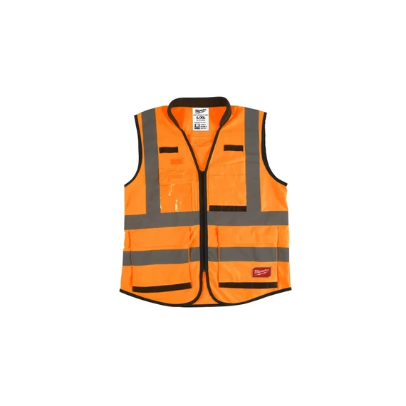 Prémium Láthatósági mellény, narancssárga - 2XL/3XL 1 db