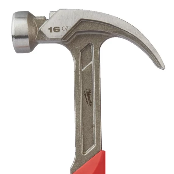 Acél szeghúzó kalapács ívelt 450 g