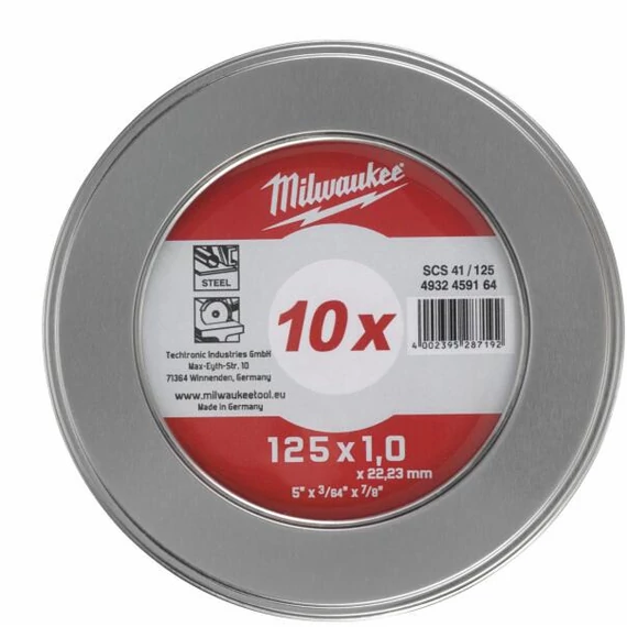 Vágókorong fémhez 125X1 PRO+ /Fém dobozban 10 db