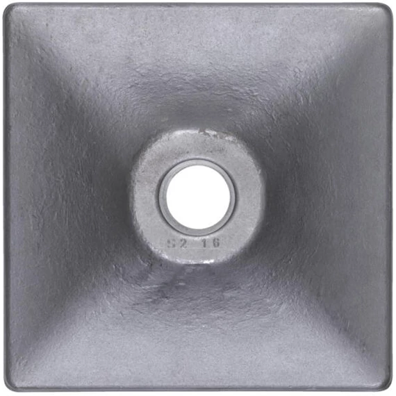 28mm Hex Döngölő lemez 200x200mm