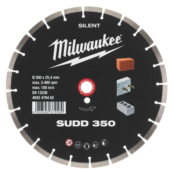 Gyémánt vágótárcsa SUDD 350 mm