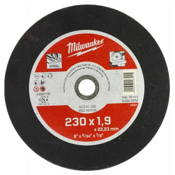 Vágókorong fémhez ECO SCS41 230x1.9mm-1 db