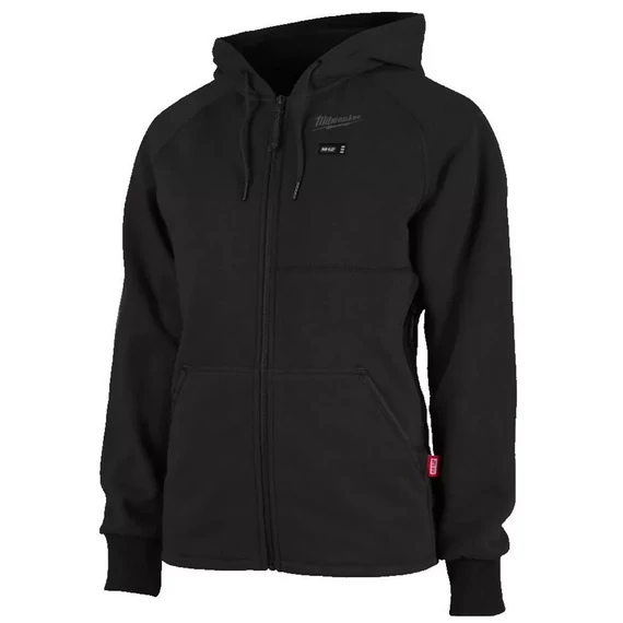M12 HHLBL1-0 (XL) Fűthető Női kapucnis pulóver Fekete