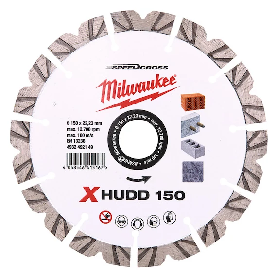 Gyémánt vágótárcsa XHUDD 150 mm - 1 db