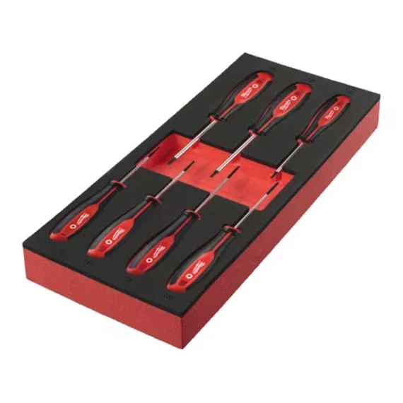 Csavarhúzó Torx 7 részes készlet - habbetétben