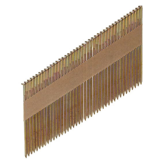 Szerkezetépítő szegek, D-fejű, Galv. 34° SC2 - 3.1 x 75 mm - 2200 db