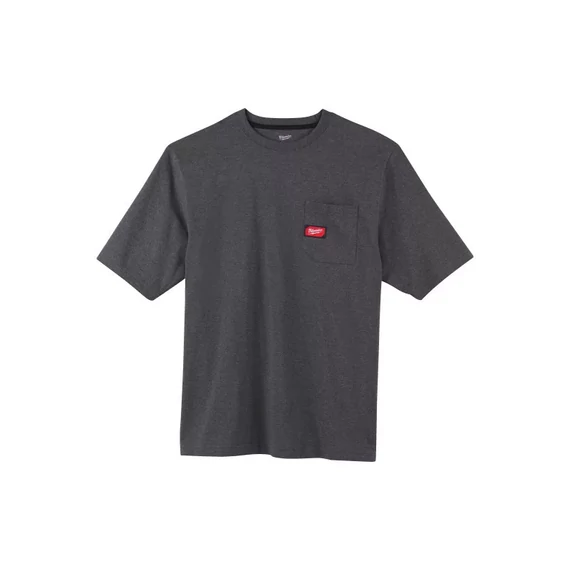 WTSSG-M Rövid ujjú zsebes póló Sötétszürke